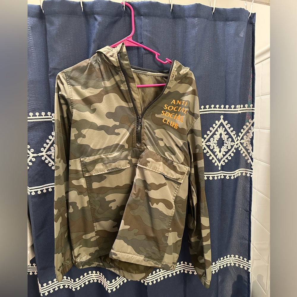 Antisocial social club rain jacket windbreaker